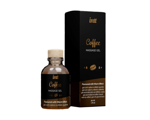 Розпродаж!!! Масажний гель для інтимних зон Intt Coffee (30 мл) (термін 01.2026)