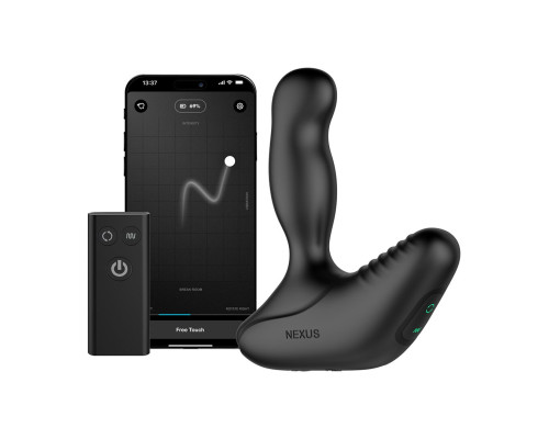 Смарт-масажер простати Nexus Revo Stealth with APP, вібрація+ротація, пульт ДУ, до 10 годин роботи