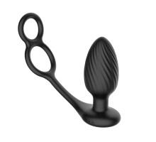 Анальна вібропробка Nexus Tornado Cock and Ball Ring обертання+вібрація, ерекційне кільце, пульт
