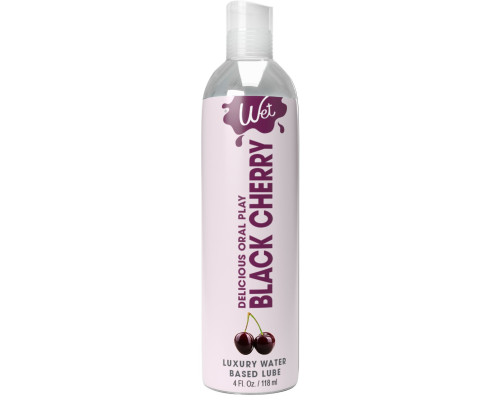 Розпродаж!!! Лубрикант на водній основі Wet Oral Play Black Cherry 118 мл (термін до  11.01.2026)
