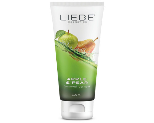 Розпродаж!!! Лубрикант на водній основі Liebe Lubricant Apple & Pear 100 мл (термін 11.2025)
