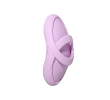 Смарт-вібратор для клітора Svakom Echo 2 Pink Lilac, підігрів до 38 °C, знімна насадка на палець
