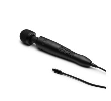 Вібромасажер DOXY3 USB-C Massager MATTE BLACK, кабель USB-C, регульована інтенсивність, компактний