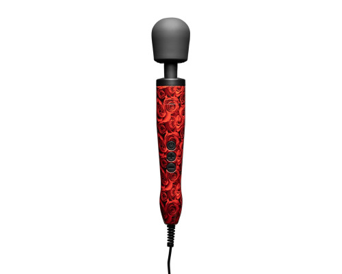 Вібромасажер DOXY Original ROSE PATTERN, дуже потужний, живлення 220В, пульсівні вібрації