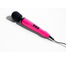 Вібромасажер DOXY Die Cast Massager Hot Pink, дуже потужний, живлення 220В, металевий корпус