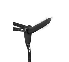Страпон з вібрацією Fetish Tentation Vibrating Strap-On with Dildo Black (м'ята паковання!!!)