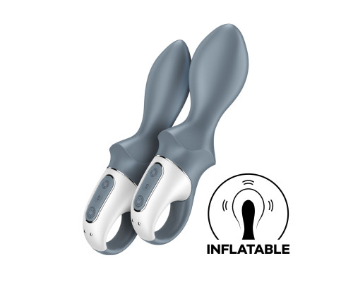 Анальний надувний вібратор Satisfyer Air Pump Booty 1, гнучкий стовбур