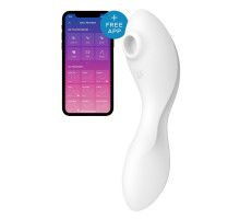 Вакуумний смарт-стимулятор із вібрацією Satisfyer Curvy Trinity 5 (White) (м'ята упаковка!!!)