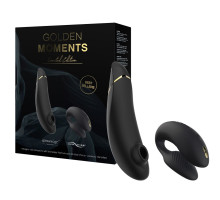 Преміальний подарунковий набір Golden Moments: Womanizer Premium та We-Vibe Chorus Black