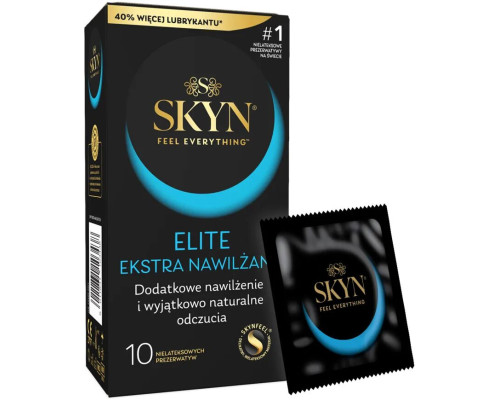 Безлатексні преміум-презервативи SKYN Elite Extra Lubricated 10 шт