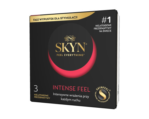 Безлатексні преміум-презервативи SKYN Intense Feel 3 шт