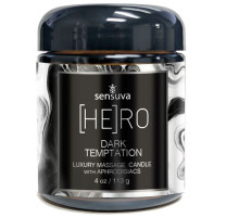 Масажна свічка Sensuva [HE]RO Dark Temptation Massage Oil Candle 113г