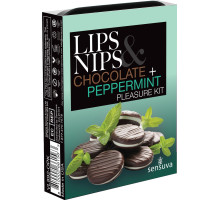 Подарунковий набір Sensuva Lips & Nips Pleasure Kit - Chocolate Peppermint 2 x 4г