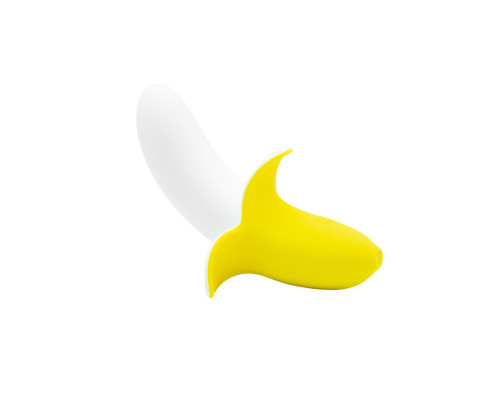 Вібратор-банан Banana Bliss Mini Silicone Vibrator, вагінально-кліторальна стимуляція, 10 режимів