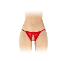 Мереживні трусики з доступом Fashion Secret Zoe Red, з бантиком