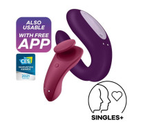 Набір Satisfyer Partner Box 1 (вібратор для пар Double Joy + вібратор у трусики Sexy Secret) (м'ята упаковка!!!)