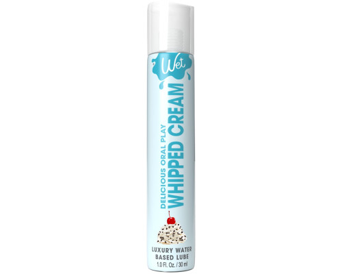 Розпродаж!!! Лубрикант на водній основі Wet Oral Play Whipped Cream (30 мл) (термін до 13.03.2026)