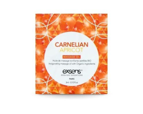 Пробник масажної олії EXSENS Carnelian Apricot 3мл (термін до 01.12.2025)