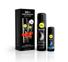 Ювілейний набір лубрикантів pjur 30th Anniversary Gift Set: Original 100 мл та Aqua 30 мл