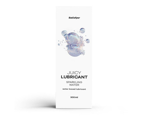 Лубрикант на водній основі Satisfyer Juicy Lubricant Sparkling Water water based 300 мл