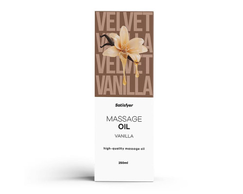 Масажна олія Satisfyer Massage Oil Vanilla 250 мл