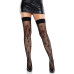 Панчохи Leg Avenue Worship Me Cross Net Thigh Highs One Size