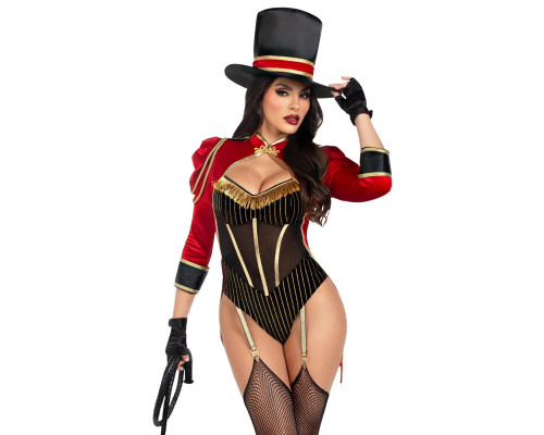 Костюм циркачки Leg Avenue Ravishing Ringmaster Bodysuit M