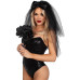 Фата нареченої Leg Avenue Tiered bridal veil O/S Black