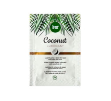 Пробник доглядального лубриканта Intt Coconut з кокосовою олією на водній основі (2 мл)