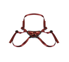 Трусики для страпона Liebe Seele Wine Red Strap-on Harness