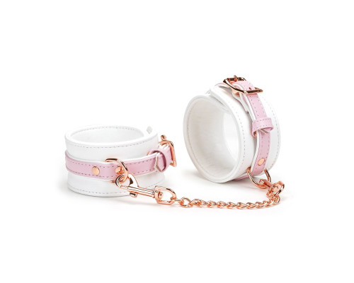 Поножі Liebe Seele White & Pink Fairy Leather Ankle Cuffs