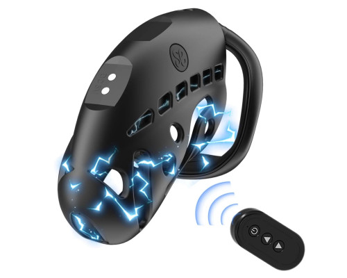 Клітка для члена з електростимуляцією LOCKINK SEVANDA Nautilus Estim Chastity Cage