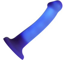 Дилдо, що світиться Strap-On-Me Glow-LED Dildo Purple - M