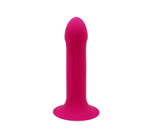 Дилдо з присоскою Adrien Lastic Hitsens 2 Pink, відмінно для страпона, макс. діам. 4см, довж. 16,7см