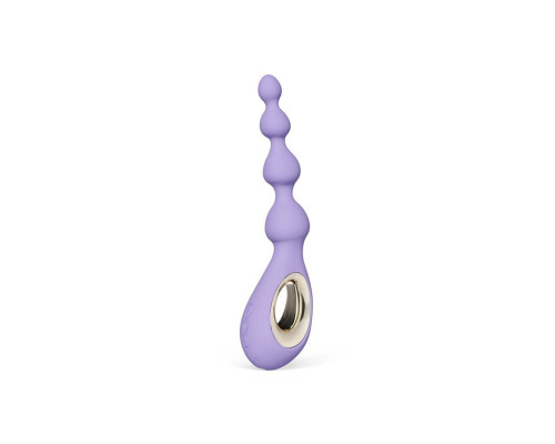 Анальне намисто з вібрацією LELO Soraya Beads Violet Dusk, різний діаметр намистин, 8 режимів