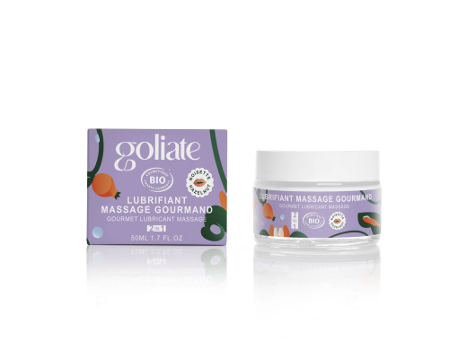 Масажна олія-лубрикант з ароматом та смаком фундука Goliate Couple Gourmand Noisette 50 мл