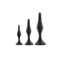 Набір анальних пробок Blush Luxe Beginner Plug Kit Black