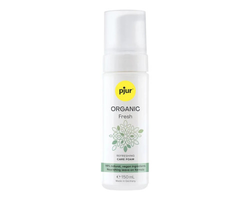 Органічна піна для інтимної гігієни pjur ORGANIC Fresh 150 мл, освіжальна