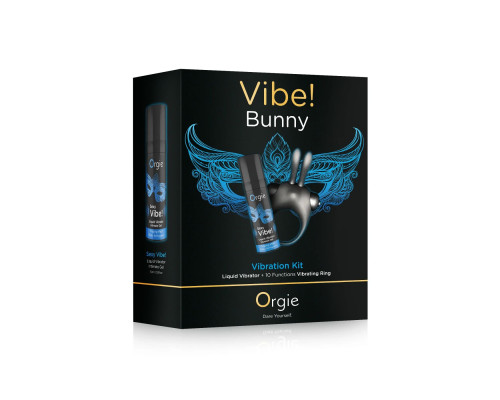 Набір Orgie Vibe Bunny: рідкий вібратор та ерекційне віброкільце