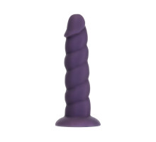 Фалоімітатор Fantasy by Addiction Unicorn Dildo 7” Purple, віброкуля в подарунок