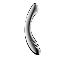 Металевий дилдо Satisfyer Pure Gravity 3, двосторонній, можна нагрівати й охолоджувати, дуже важкий