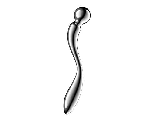 Металевий дилдо Satisfyer Star Force 2, двосторонній, можна нагрівати та охолоджувати