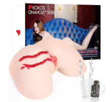 Мастурбатор Kokos 004 Vailla ONAHOLE Real Hips 2WayPlus з вібрацією та масажем