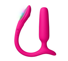 Анальна смарт-вібропробка Lovense Lush Anal, дуже потужна, LED-підсвічування