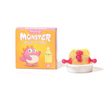 Насадка на член Recare Pink Monster Spike Condom (презерватив з кульками та вусиками)