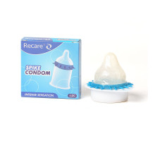 Насадка на член Recare Spike Condom Blue (презерватив з шипами)