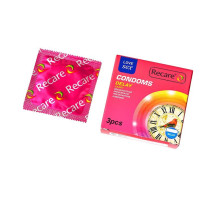 Презервативи Recare Delay Candy Condoms 3 шт, пролонгувальний ефект, цукерковий аромат