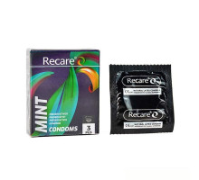 Презервативи Holographic Recare Ultra Thin Mint Condoms 3шт, ультратонкі, аромат: м'ята