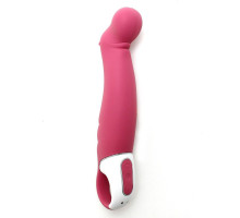 Потужний вібратор Satisfyer Vibes Petting Hippo з гнучким стовбуром, літій силікон, 12 режимів