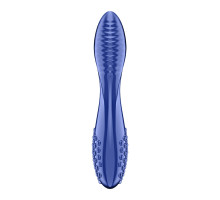 Двосторонній скляний дилдо Satisfyer Dazzling Crystal 2 Blue